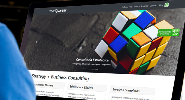 criação de website, marketing digital e seo